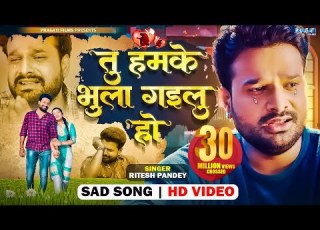  VIDEO त हमक भ ल गइल ह Ritesh Pandey क दर द भर ग त Tu Humke Bhula Gailu Ho New Sad Song