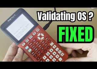  TI 84 Plus CE Stuck On Validating OS Easy Battery Fix