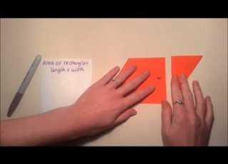  Area Of A Parallelogram From A Rectangle Cut Out Demo