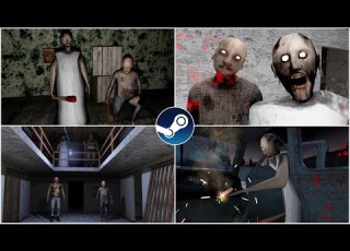  All Granny PC Chapters And The Twins PC Game Over Scenes With Granny And Grandpa