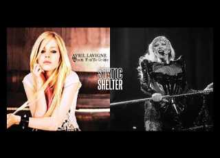  Lady Gaga Avril Lavigne Glamorous Life When You Re Gone Mashup