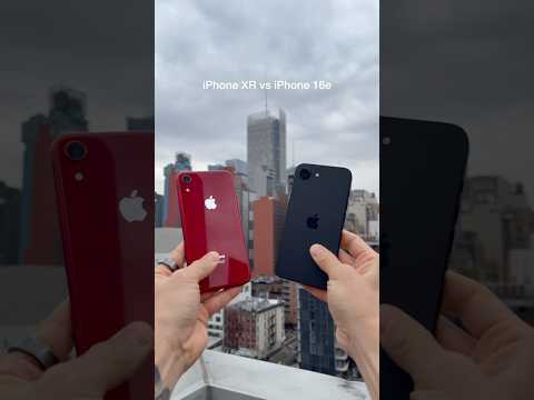 IPhone 16e Vs IPhone XR 2018