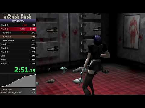 Thrill Kill Arcade Mode Speedrun Belladonna Easy 12 29 Without Loads