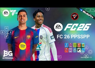 FIFA 2026 PSP ORIGINAL Android Offline 4K Camera EA FC 26 PSP HD Graphics New Kits Transfer