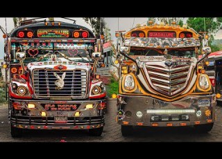 THE EXHIBITION OF THE MOST MODIFIED BUSES