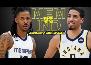 Memphis Grizzlies Vs Indiana Pacers Best Game Highlights January 28 2024 NBA