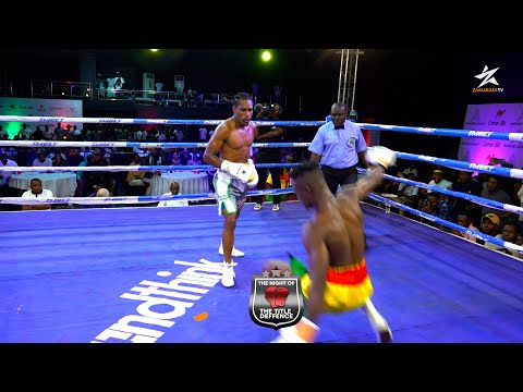 TAZAMA HASSANI MWAKINYO ALIVYO MPIGA KO MPINZANI WAKE DANIEL LATREY KWENYE RAUNDI YA TISA