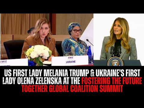 Melania Trump Olena Zelenska At The Fostering The Future Together Global Coalition Summit