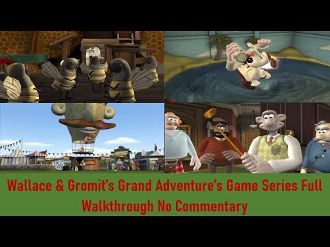 Wallace Gromit S Grand Adventure S Game Series Full Walkthrough No Commentary