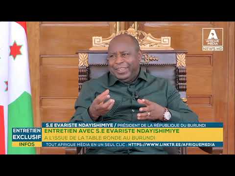 Burundi Tableronde2024 Entretien Du Président SE Evariste Ndayishimiye Avec Afrique Média Suite