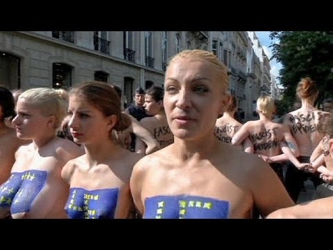 فيمن تتظاهر ضد خطر انتشار الفاشية في اوروبا