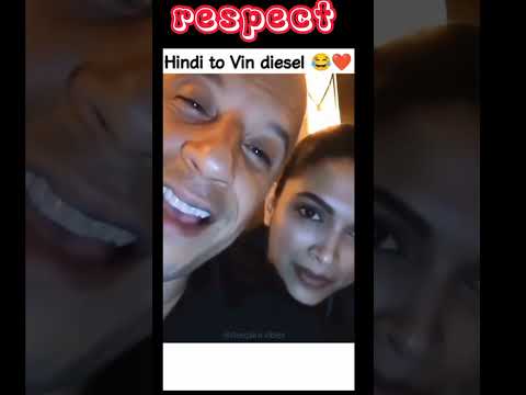Deepika Padukone Kiss Van Diesel Hollywood Super Star