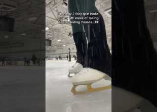  2 Foot Spin Figure Skating Progress Figureskating Figureskater Iceskating