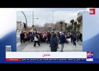 الجالية المصرية في إسبانيا تحتشد في انتظار وصول الرئيس السيسي