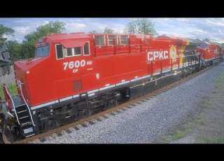 CP 7022 Navy Unit Leading New CPKC Locomotives GE ET44AC May 27 2026