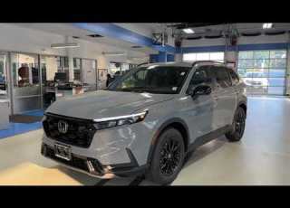 2026 Honda CR V Hybrid Sport Urban Gray With Black Interior
