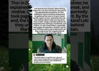  How Tom Hiddleston Taught Loki