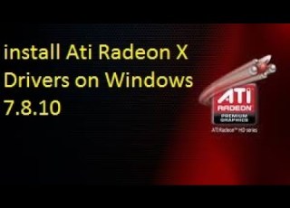  Install Ati Radeon X1600 Drivers On Windows 7 8 10