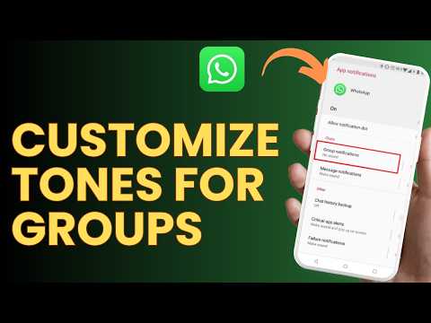كيفية تخصيص نغمات رسائل واتساب للمحادثات الجماعية كيفية تخصيص نغمات رسائل واتساب للمحادثات الجماعية