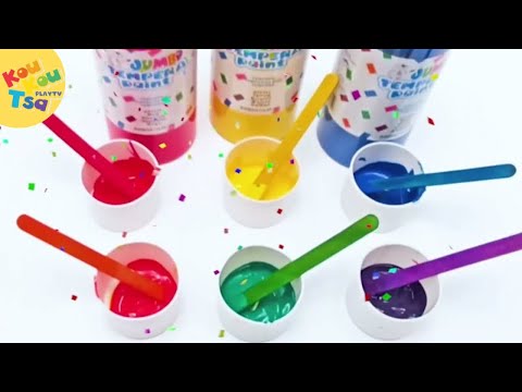 Mixing Colors Experiment Toddlers Educational Video KouKouTsa Play Tv