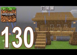Minecraft Bedrock Survival Gameplay Walkthrough Part 130 New House IOS Android