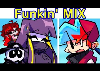  Friday Night Funkin VS Funkin MIX FULL WEEK 1 2 DEMO FNF MOD HARD Lila Skid Pump