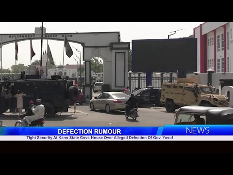 Tight Security At Kano State Govt House Over Alleged Defection Of Gov Yusuf