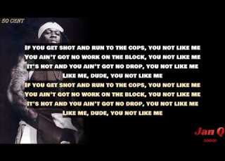  50 Cent U Not Like Me Lyrics
