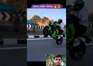 Janu Rider Willy Zx10r Bike Rider Kawasaki Ninja