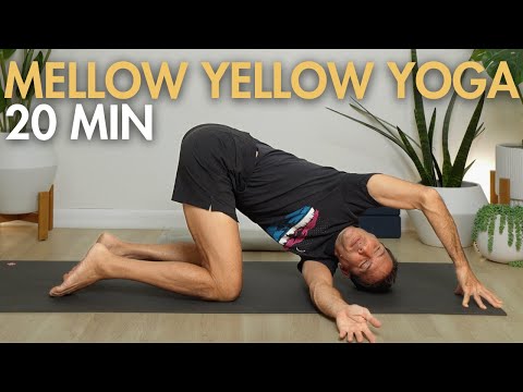 20 Min Mellow Yellow Yoga Relaxing Slow Flow For All Levels