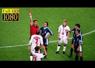  Argentina 2 4 X 3 2 England World Cup 1998 Full Highlight 1080p HD David Beckham