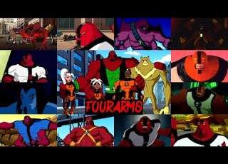  All Fourarms Transformations In All Ben 10 Series
