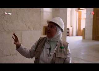  أعمال الترميم الجامع الأموي في حلب في مراحلها الأخيرة