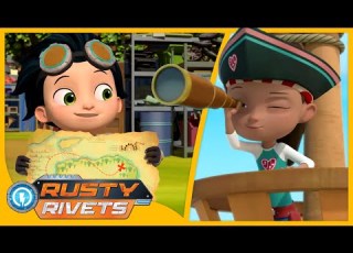 Rusty And The Pirates Of Sparkton Hills Rusty Rivets Cartoons For Kids