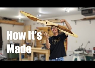  Construction D Une Hélice D Avion En Bois Menuiserie Inspirée De L Aviation
