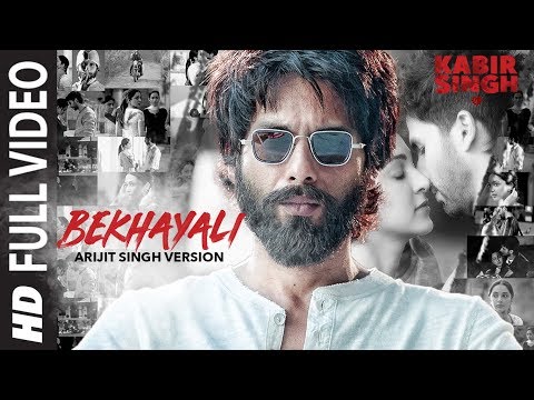 ARIJIT SINGH VERSION Bekhayali Full Song Kabir Singh Shahid K Kiara A Sandeep Reddy V Irshad