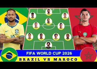 Brazil Vs Morocco Brazil Starting Eleven FIFA World Cup 2026 Group Stage Brazil With Neymar Jr