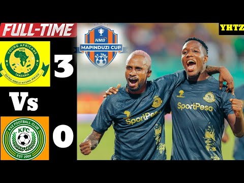 YANGA SC 3 VS 0 KVZ KOMBE LA MAPINDUZI NEW AMANI COMPLEX HII LEO