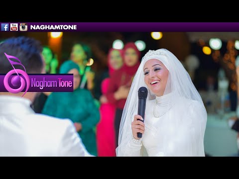 مفاجأه غير متوقعه من عريس وعروسه للجمهور يوم فرحهم احمد حشاد اماني فرحتنا