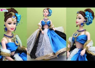  Barbie Doll Lehenga Bollywood Style For Wedding Reception Indian Bridal Doll Dress And Jewellery