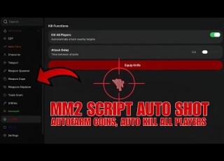 MM2 GODMODE SCRIPT NO KEY AUTO SHOT AUTOFARM COINS AND KILL ALL PLAYERS DOMINATION