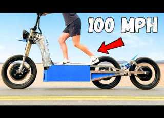 I Built The Worlds FASTEST Electric Scooter