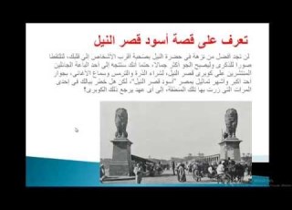 تعرف على قصة أسود قصر النيل