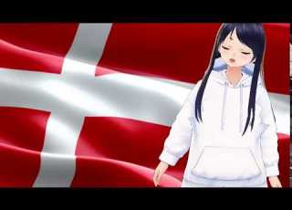 Anime Girl Says Fuck You Denmark