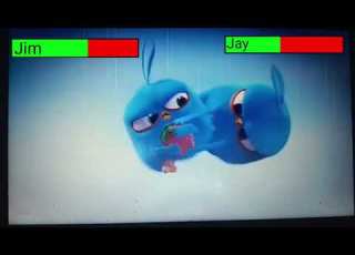 Angry Birds Blues The Last Strawberry Final Battle With Healthbars
