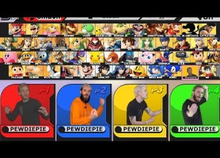  When Everyone Chooses The Same Character In Smash Pewdiepie Green Screen Meme