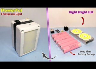 How To Make Powerful Emergency Light At Home High Quality Rechargeable Emergency Light LED Light