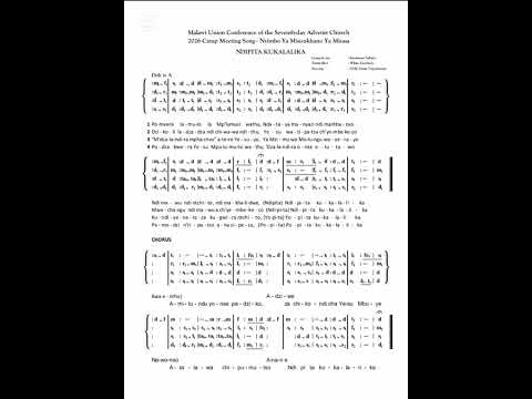 2026 Nyimbo Ya Msokhano Wamisasa Camp Meeting Song 2026