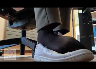 Shoeplay Dangling At Work Feet Nylon Office Work Sneakers Shoes Women