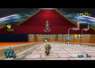  Mario Kart Wii Bowser Loses To Peach In N64 Bowser S Castle